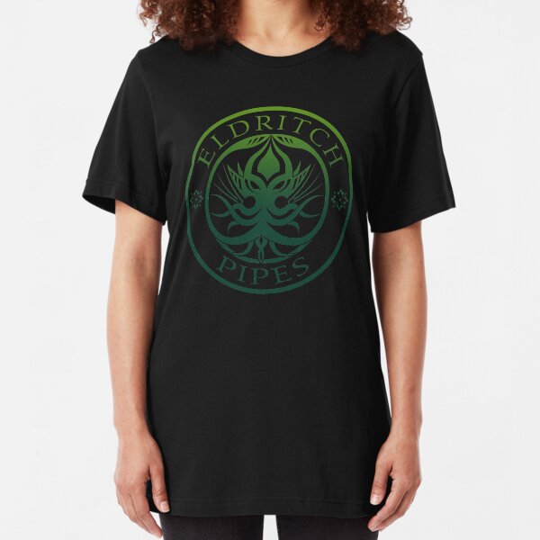 Eldritch Pipes (poison) Slim Fit T-Shirt