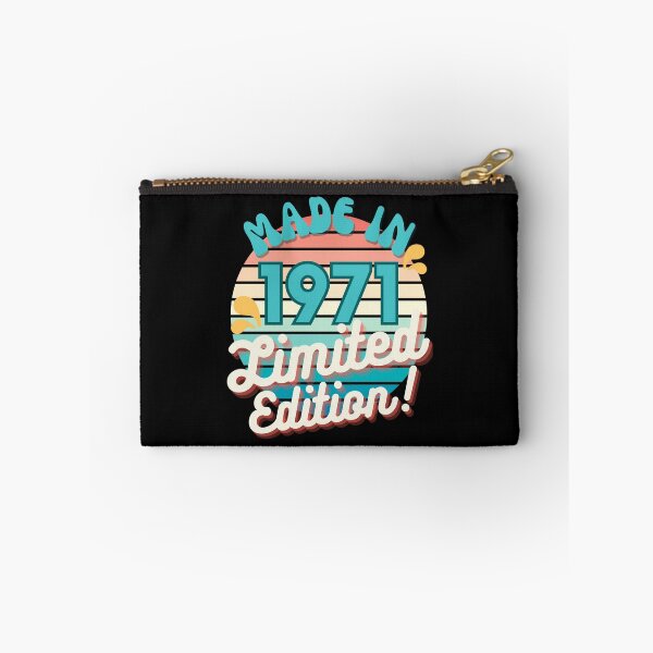 Item preview, Made In 1971 Limited Edition Retro graphics design with funny birthday quotes designed and sold by Ching Teoh.