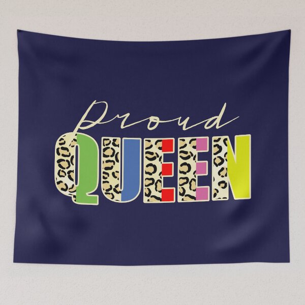 Item preview, Proud Queen Leopard Print Text Retro Family Quote designed and sold by CRHPOD20.