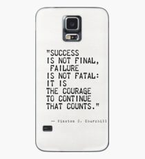 Churchills Zitat Hülle & Skin für Samsung Galaxy