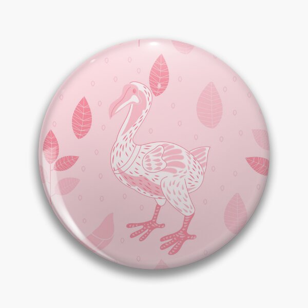 Artikelvorschau, dodo vogel skandinavisches muster rosa entworfen und verkauft von Gossip Rag.