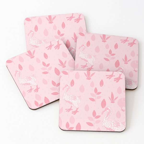 Item preview, dodo bird scandinavian pattern pink  designed and sold by Gossip Rag.