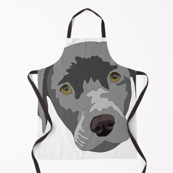 Item preview, Silver lab puppy with green eyes designed and sold by LeahcarsArt.