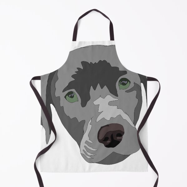 Item preview, Copy of Silver lab puppy with green eyes designed and sold by LeahcarsArt.