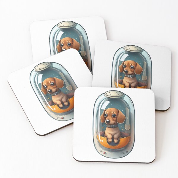 Item preview, Dog in Space Capsule Cute designed and sold by ArK0o0.