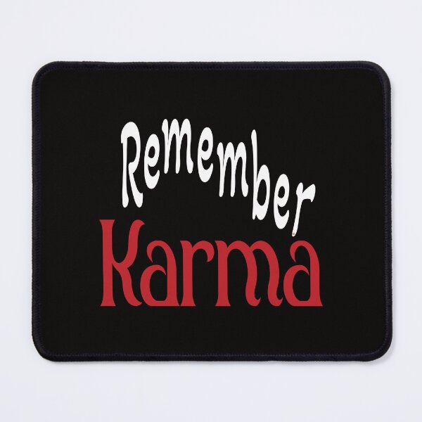 Item preview, Remember Karma Shirt, by DAM Creative, designed and sold by DAM Creative ⭐⭐⭐⭐⭐.