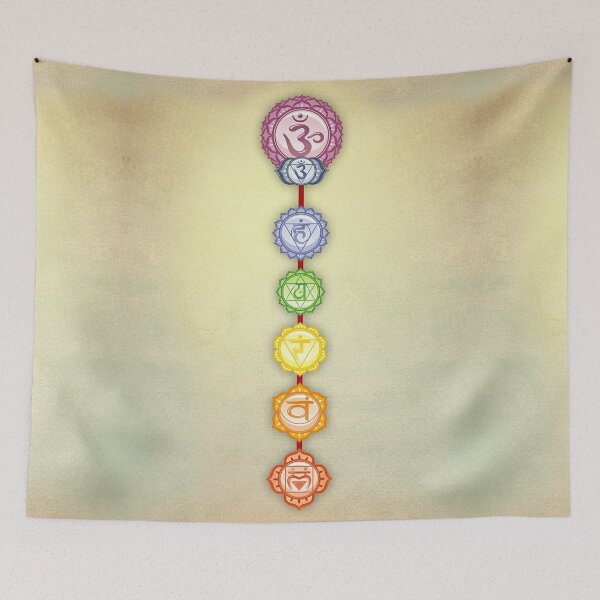 Item preview, The 7 Chakras Artwork Minimal Clean Design designed and sold by Truthseekmedia.