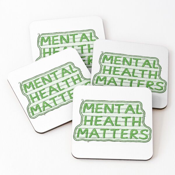 Item preview, Mental Health Matters badge designed and sold by writersparks.