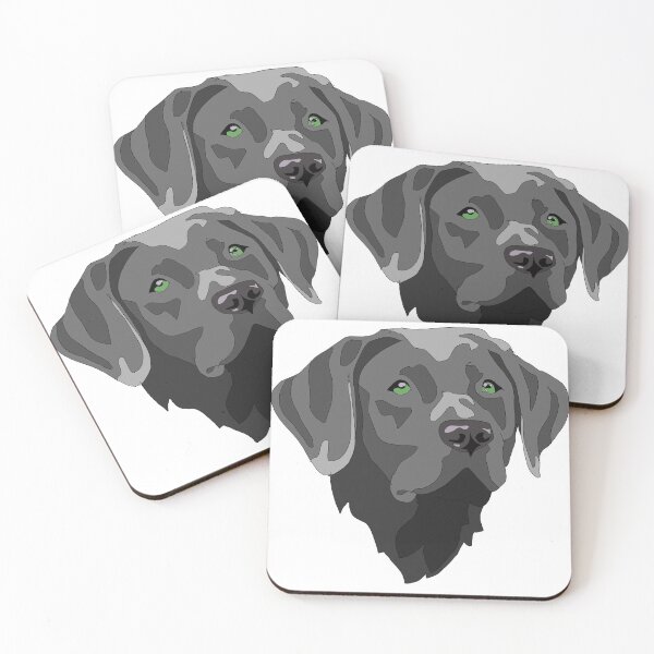 Item preview, Copy of Copy of Silver  lab with green eyes  designed and sold by LeahcarsArt.