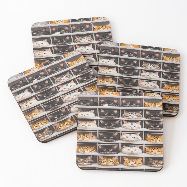 Item preview, Pattern Of Cute Condo Of Cats Looking Out The Window! designed and sold by Giulivo Store Graphic.