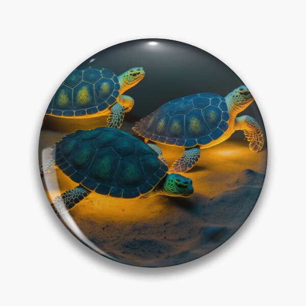 Item preview, Glowing Turtles designed and sold by Solace Sparkles.