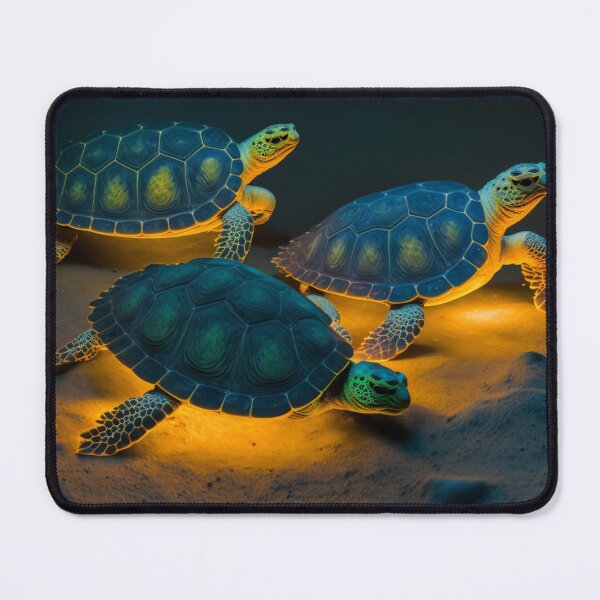 Item preview, Glowing Turtles designed and sold by Solace Sparkles.