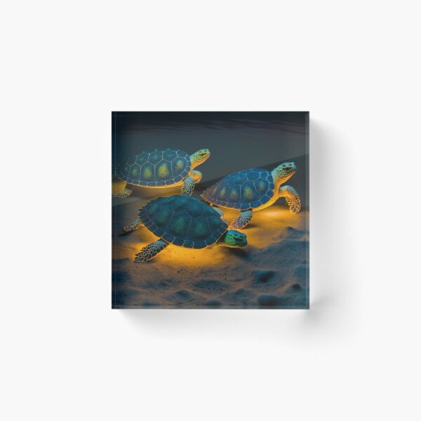 Item preview, Glowing Turtles designed and sold by Solace Sparkles.