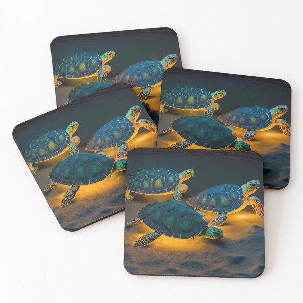 Item preview, Glowing Turtles designed and sold by Solace Sparkles.