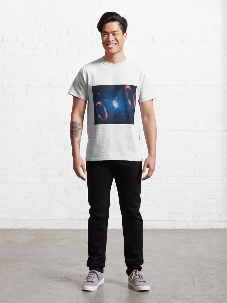 Thumbnail 3 of 7, Classic T-Shirt, The Hourglass Nebula NASA Hubble Image designed and sold by Truthseekmedia.