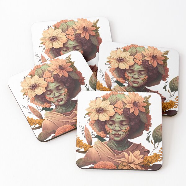 Item preview, Afro Flowered mother's day design great gift for mom designed and sold by Victornewyork.