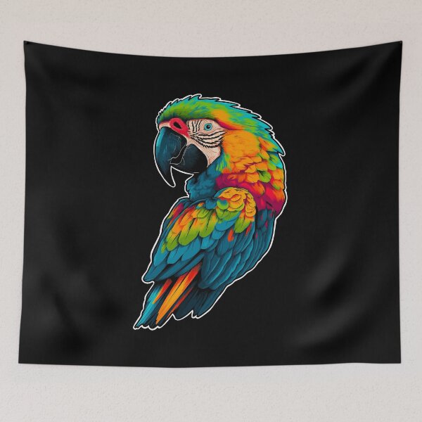 Item preview, Macaw parrot designed and sold by TooCuteStudio.