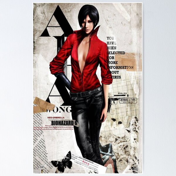  Lawrence Painting Resident Evil 6 Video Game Art Canvas Poster  Print Sexy Ada Wong Picture for Living Room Decor: Posters & Prints