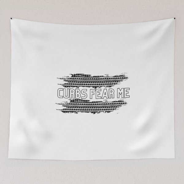 Item preview, Curbs fear me tire marks  designed and sold by EMaizingMakes.