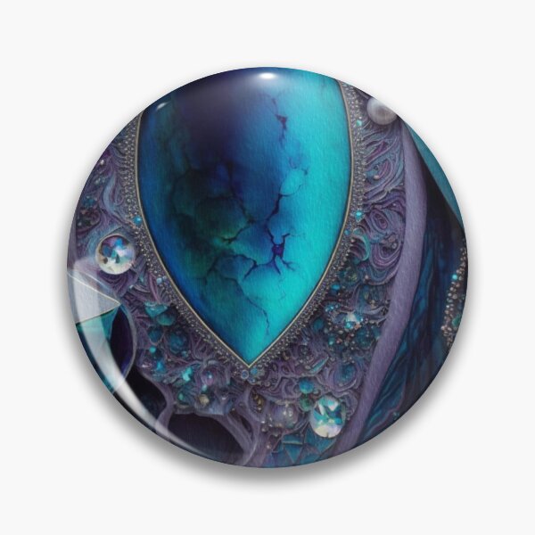 Item preview, Glittery Organic Gems, Blue, Purple, Lavender, Silver designed and sold by GemstoneandLeaf.
