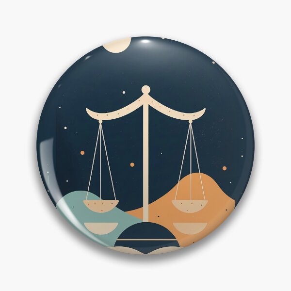 Item preview, Minimalist Style Libra Zodiac Sign Art, Libra Zodiac Sign Gift designed and sold by ADGFX.