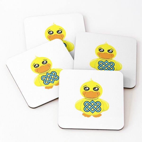 Item preview, Celtic Love Duck designed and sold by Quiet Chaos Co..