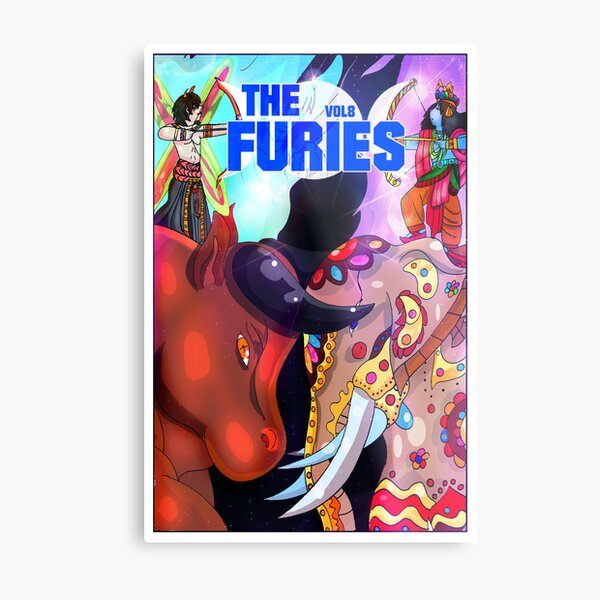 The Furies Volume 8 - By Teresita Blanco Wall Print Metal Print