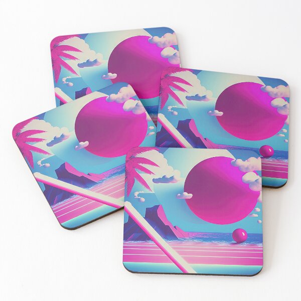 Item preview, Pastel Visions: A Vaporwave Ode to 80s Aesthetics designed and sold by Mullet Monkey.