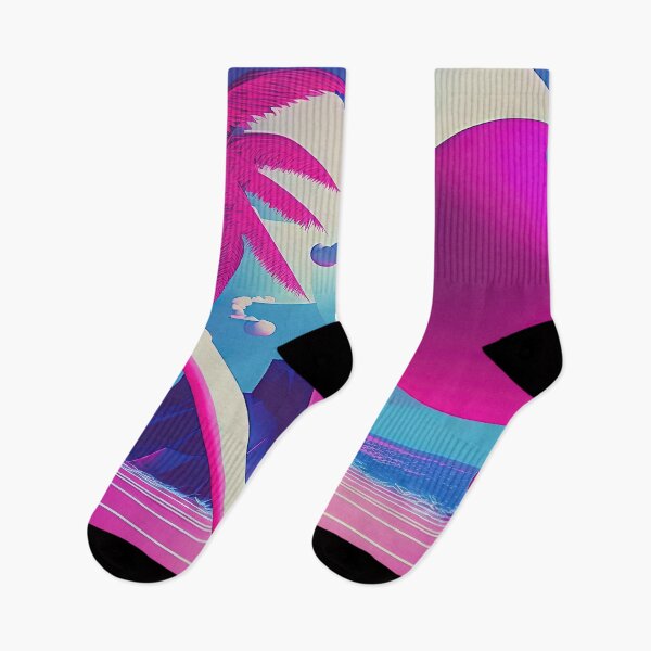Item preview, Pastel Visions: A Vaporwave Ode to 80s Aesthetics designed and sold by Mullet Monkey.