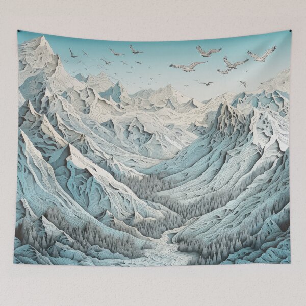 Item preview, Mountains — 10 designed and sold by ddaiart.
