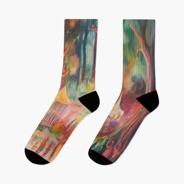 Item preview, Burning Man Blaze: Psychedelic Watercolor designed and sold by CreativeBoard.