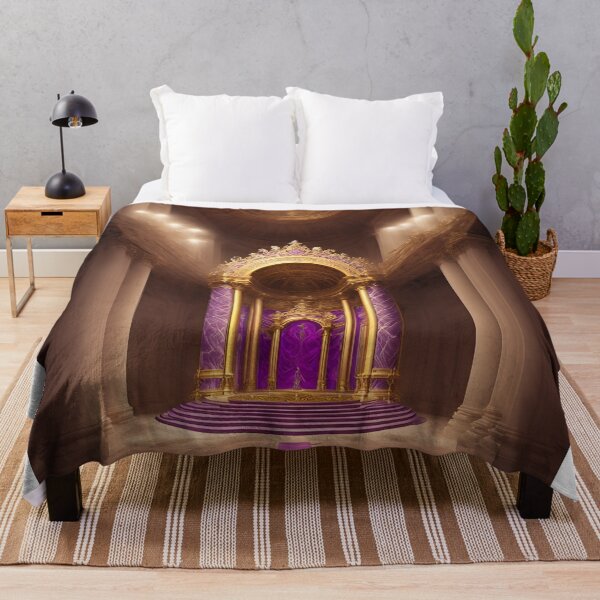 Item preview, Royal Purple and Gold Throne Chamber designed and sold by RADRussell.