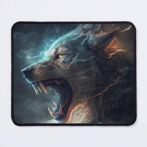 Item preview, angry wolf designed and sold by BOHdesign.