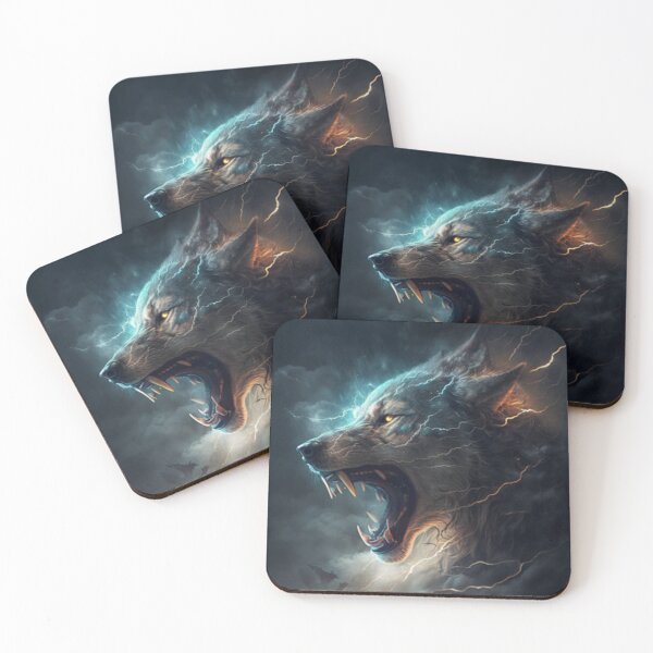 Item preview, angry wolf designed and sold by BOHdesign.