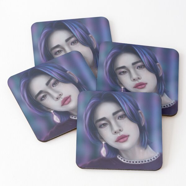 Item preview, Hwang Hyunjin with blue hair , Skz designed and sold by noirglare.