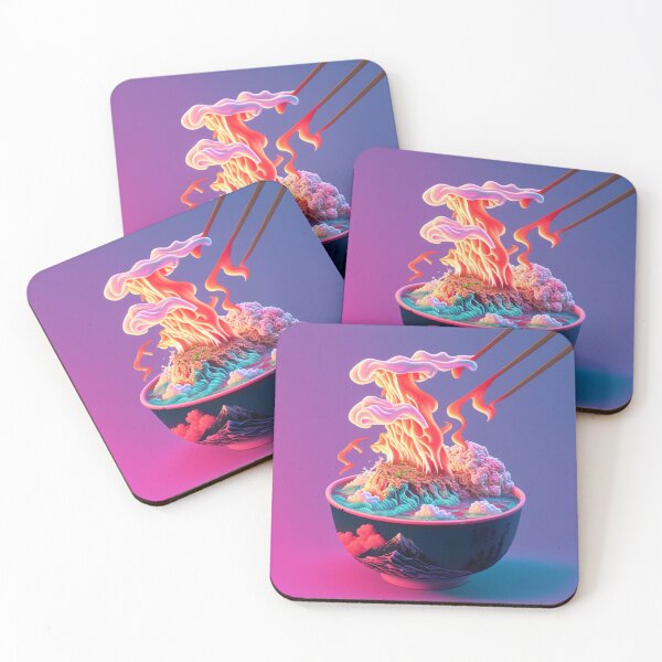 Item preview, Vaporwave Ramen designed and sold by mentaljazzhands.