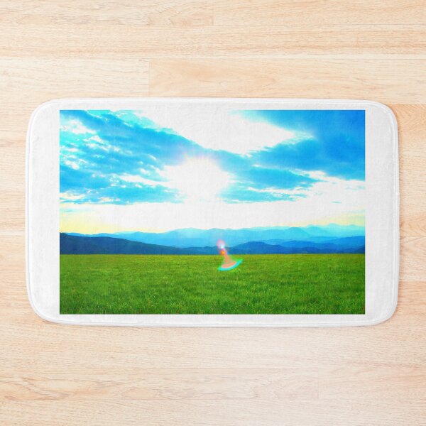 Item preview, View near Piani di Ragnolo at grass, mountains and sky designed and sold by Kristina Drozd.