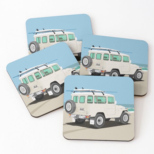 Item preview, Toyota FJ40 on Beach2 (square) designed and sold by Graham Bliss.