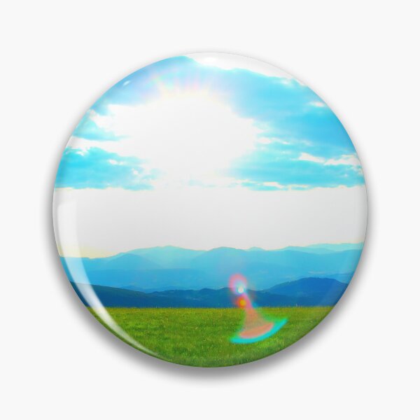 Item preview, View near Piani di Ragnolo at grass, mountains and sky designed and sold by Kristina Drozd.