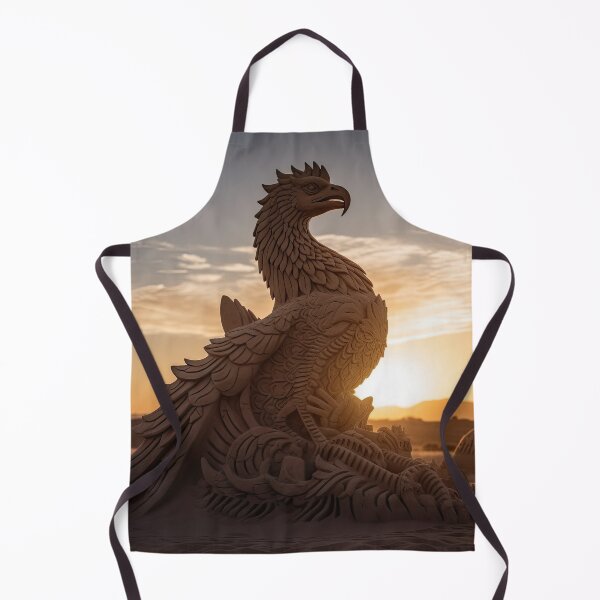 Item preview, Rising from the Sands: A Majestic Phoenix Sand Sculpture Inspired by Native American Symbolism and Adorned with Intricate Details designed and sold by ThatsTheStyle.