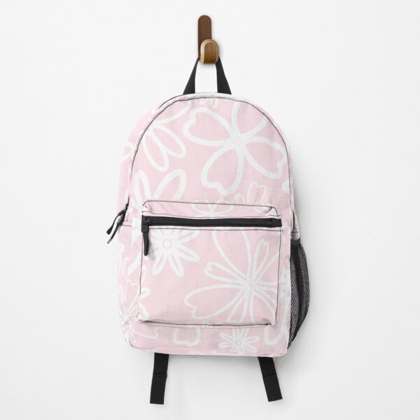Item preview, Pink and White Geometric Flowers designed and sold by peachvisualarts.