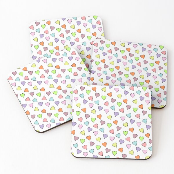 Item preview, hearts pattern,multicolor designed and sold by cutecrazytshirt.