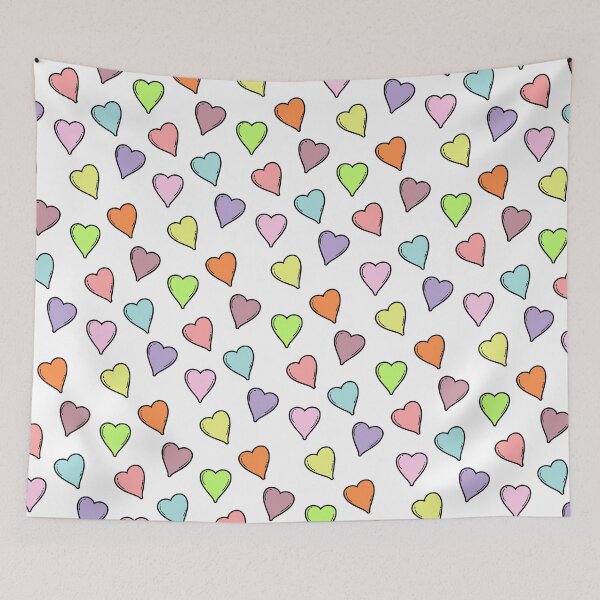 Item preview, hearts pattern,multicolor designed and sold by cutecrazytshirt.