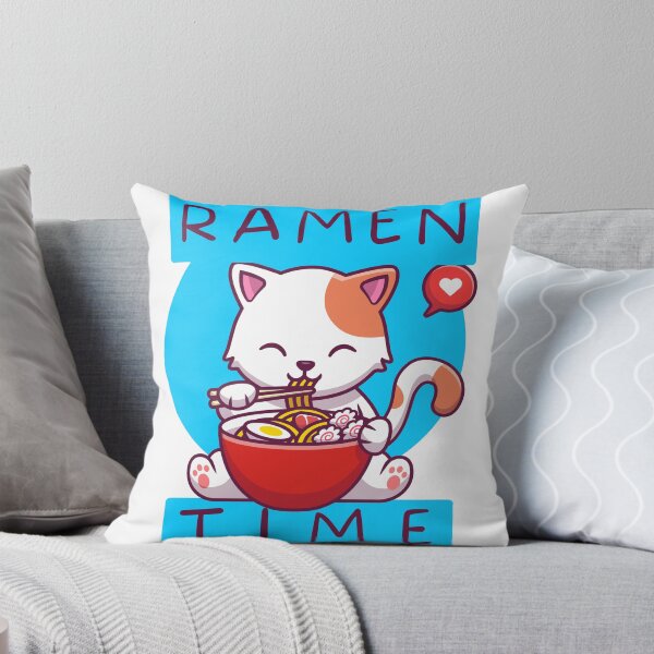 Item preview, Ramen Time Cute Japanese Cat Ramen designed and sold by murahbanget.
