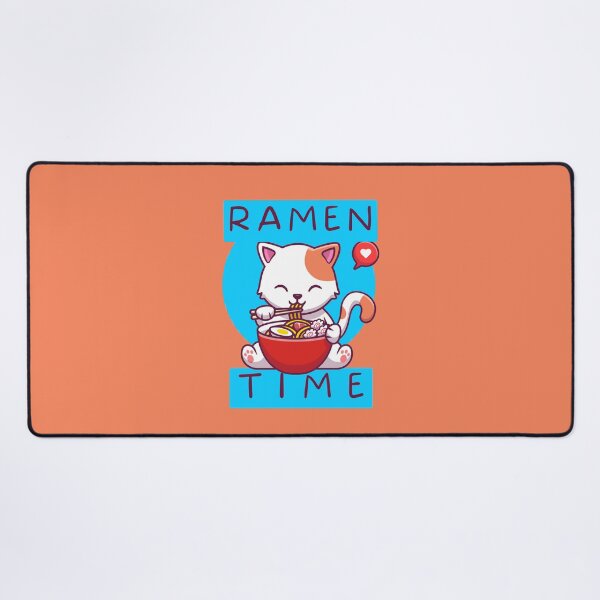 Item preview, Ramen Time Cute Japanese Cat Ramen designed and sold by murahbanget.