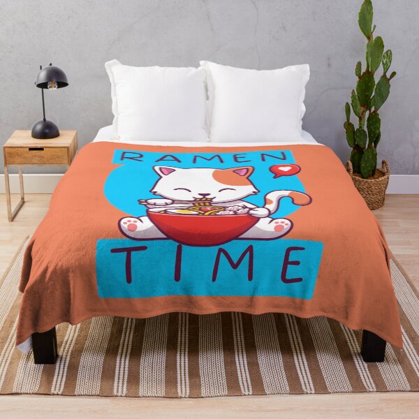 Item preview, Ramen Time Cute Japanese Cat Ramen designed and sold by murahbanget.