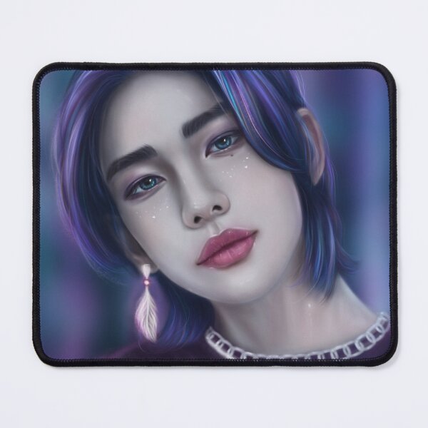 Item preview, Hyunjin with blue eyes  designed and sold by noirglare.