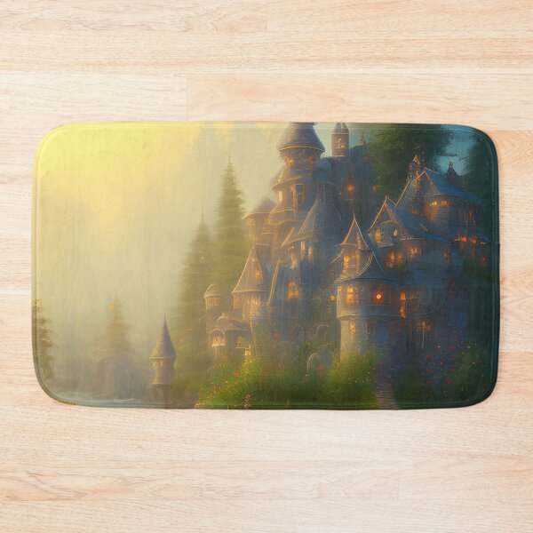 Item preview, Beautiful Castle Fantasy Kingdom Digital Painting Fantasy Landscape designed and sold by VersoShopping.