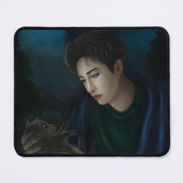 Item preview, Bang Chan with little wolf , Stray kids  designed and sold by noirglare.