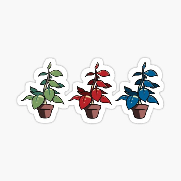 "emoji Resident Evil Plant Herb Herb Weed mixed Green Red Blue
